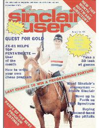 Sinclair User Magazine - 1983/09