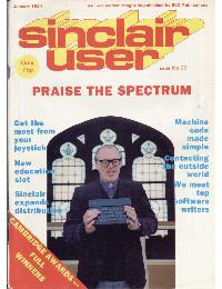 Sinclair User Magazine - 1984/01