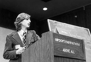 Bill Gates al World Altair Computer Convention, 1976