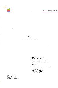 AppleIIc Press Background Information