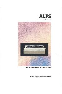 ALPS America (ALPS Electric) - ALQ224e and ALQ324e Dot Matrix Printer