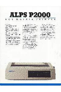 ALPS America (ALPS Electric) - ALPS 2000