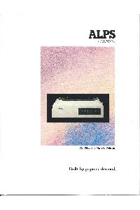 ALPS America (ALPS Electric) - P2400C Dot Matrix Printer
