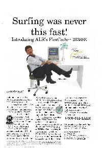 Advanced Logic Research - ALR - Surfing was never this fast! Introducing ALR's FlexCacheTM 25386Z