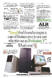 Advanced Logic Research - ALR - Speed that bound to inspire a case of Pentium envy in any user who trie an Evolution V.