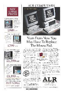 Advanced Logic Research - ALR - Years From Now You May Have To Replace The Mouse Pad.