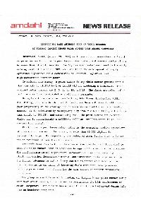 Amdahl Corp. - Researchers make guinness book of world records by finding largest known prime number with Amdahl computers