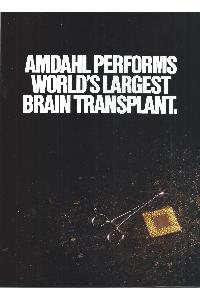 Amdahl Corp. - Amdahl performs World's largest brain transplant