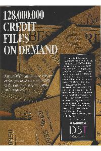 Ampex - 128,000,000 Credit files on demand