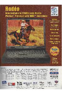 AMS Tech - Rodeo Now Available w/233 Mhz Intel Mobile Pentium Processor with MMXTM Technology