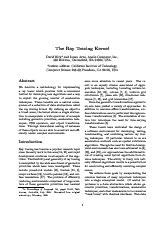 Apollo Computer - The ray tracing kernel