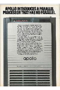 Apollo Computer - Apollo introduces a parallel processor has no parallel.