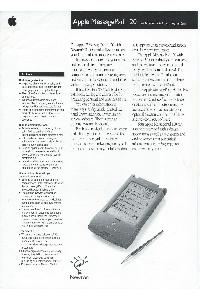 Apple MessagePad 120 with Newton 2.0 operating system