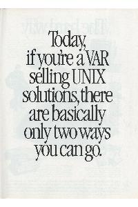 Apple Computer Inc. (Apple) - Today, if you're a VAR selling UNIX ...
