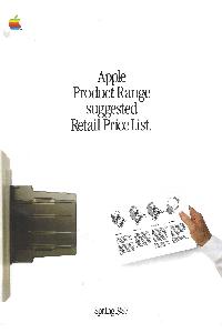 Apple Computer Inc. (Apple) - Apple Product Range Retail Price List. - Spring 1987