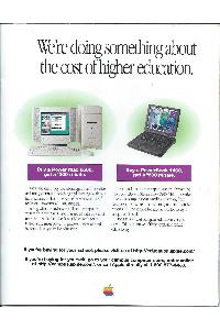 Apple Computer Inc. (Apple) - We're doing something about the cost of highr education