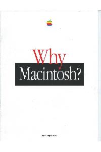 Apple Computer Inc. (Apple) - Why Macintosh?