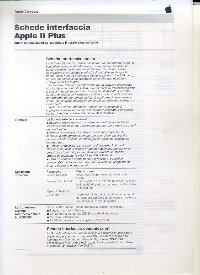 Apple Computer Inc. (Apple) - Schede interfaccia Apple II Plus