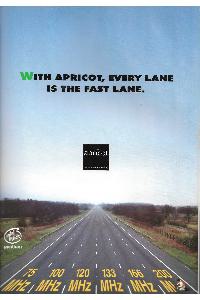 Applied Computer Techniques (ACT) - Apricot - With Apricot, every lane is the fast lane.