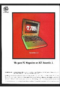 AST Research (AST Computers, LLC) - We gave PC Magazine an AST Ascentia J