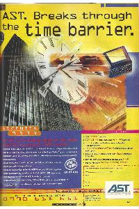 AST Research (AST Computers, LLC) - AST. Breaks through the time barrier.