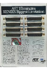 AST Research (AST Computers, LLC) - AST eliminates Xenix's biggest limitation