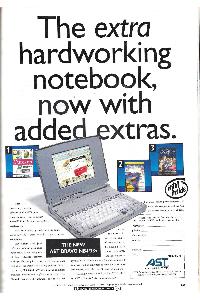AST Research (AST Computers, LLC) - The extra hardworking notebook, now with added extras.