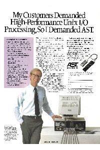 AST Research (AST Computers, LLC) - My customer demanded high-performanceUNIX I/O processing, so I demanded AST