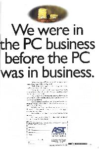 AST Research (AST Computers, LLC) - We were in the PC business before the PC was in business.