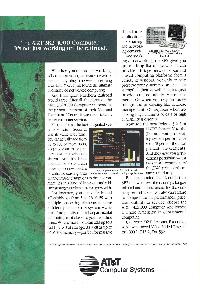 AT&T Information System - The 3B2/1000 Computer. It's not just working on the railroad.