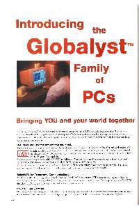 Teletype Corp. (AT&T Teletype Corp.) - Introducing the Globalyst family of pcs bringing you and your world together.