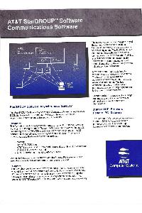 AT&T Information System - AT&T StarGROUP Software Communications Software