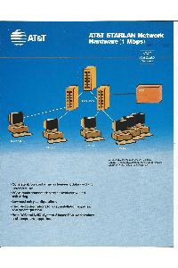 AT&T Information System - AT&T STARLAN Network Hardware (! Mbps)