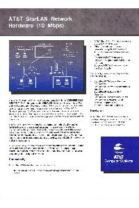 AT&T Information System - AT&T StarLAN Network Hardware (1 Mbps)