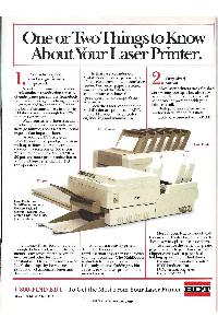 BDT - One or two things to know about your laser printer.