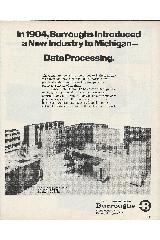 Burroughs Corp. - In 1904, Burroughs introduced a new industry to Michighan: Data Processing