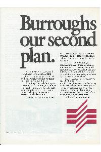 Burroughs Corp. - Burroughs annouces our second hundred year plan