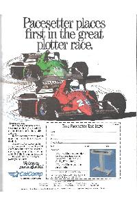 Calcomp (California Computer Products) Inc. - Pacesetter places first in the great potter race.
