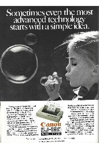 Canon - Sometimes even the most advanced technology starts with a simple idea.