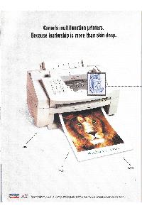Canon - Canon's multifunction printers. Because leadership is more than skin deep.