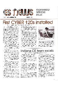 Control Data CD - Engineering Service News No. 189