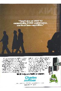 Charles River Data Systems - They'll give us UNIX V.2 compatibility, POSIX conformance, and Real-Time capabilities.