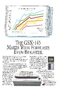 Citizen - The GSX-145 makes your forecasts even brighter.