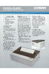 C-ITOH - Pro-Writer CI-5000 High Speed 18-Wire Printer