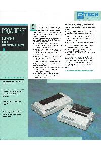 C-ITOH - ProWriter C-240/245 9-Pin Dot Matris Printer