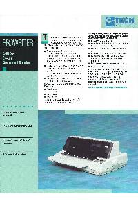 C-ITOH - ProWriter C-610+ 24-Pin Document Printer
