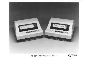 C-ITOH - CI-400/Cl-800 Dot Matrix Line Printers