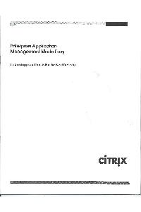 Citrix Systems Inc. - Enterprise application management made easy