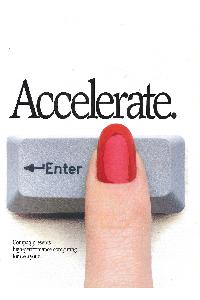 Compaq - Accelerate. Get off to a fast start. Never look back.
