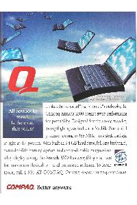 Compaq - All notebooks travel. Is there one that soars?